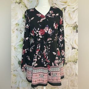 Charlotte russe floral long sleeve romper